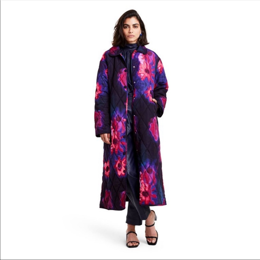 Rachel Comey x Target Floral Quilted Jacket Large NWT